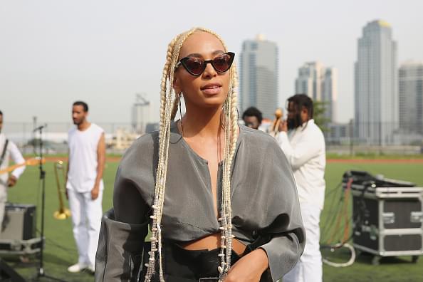 Solange Shows Off New Blonde Afro