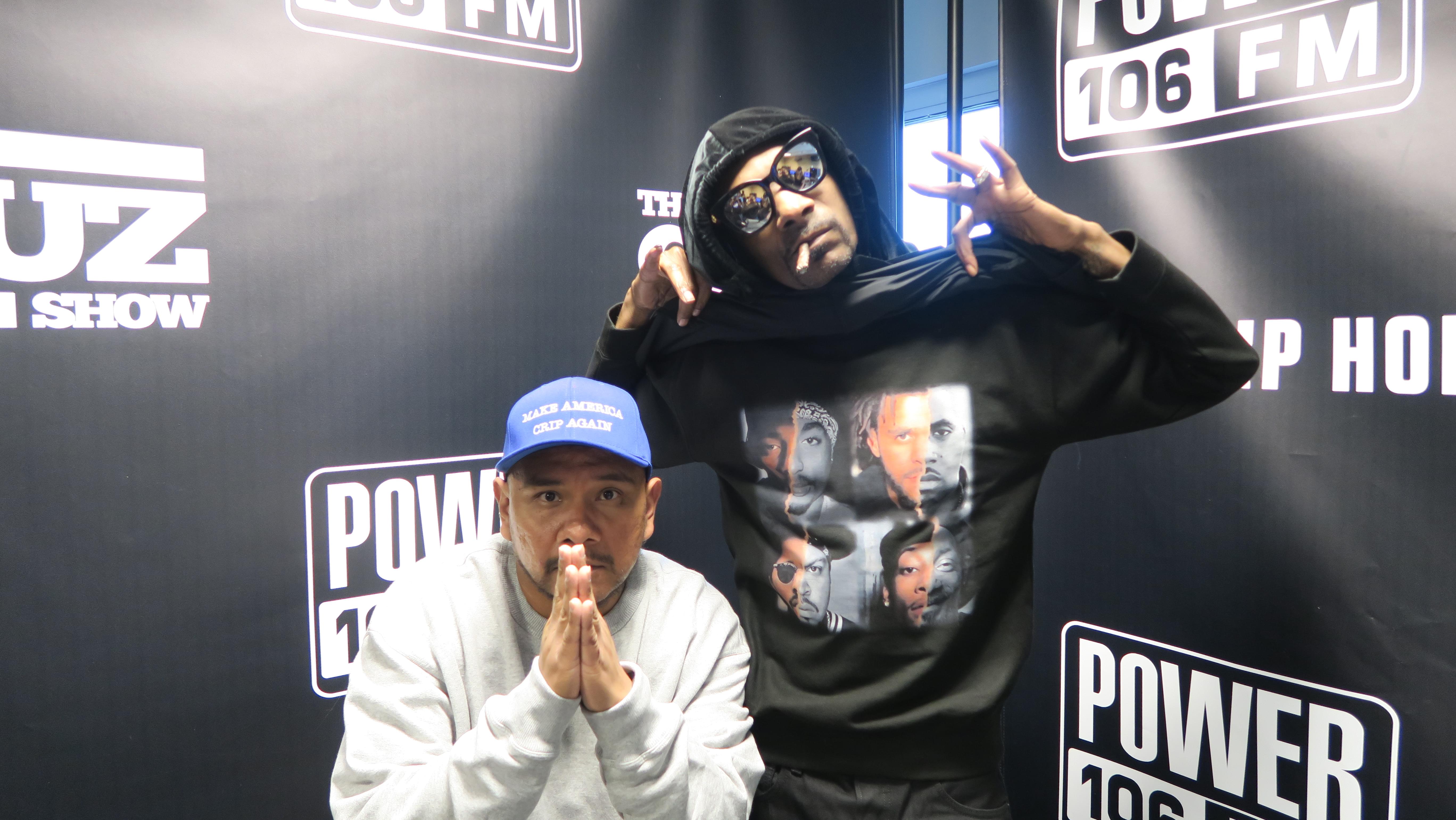 Snoop Dogg Stops By #TheCruzShow To Share “Make America Crip Again” Details & Rap A Verse!