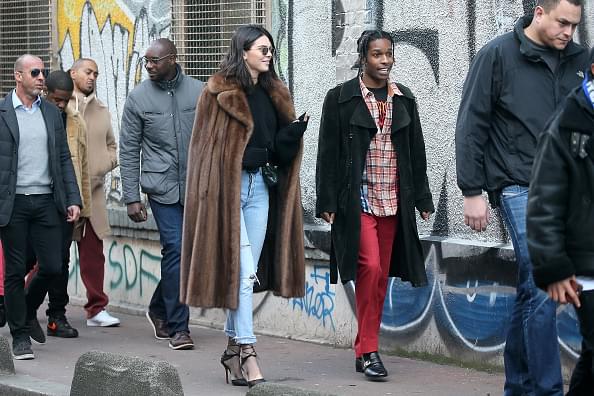 A$AP Rocky Seen with Kendall Jenner During NYFW