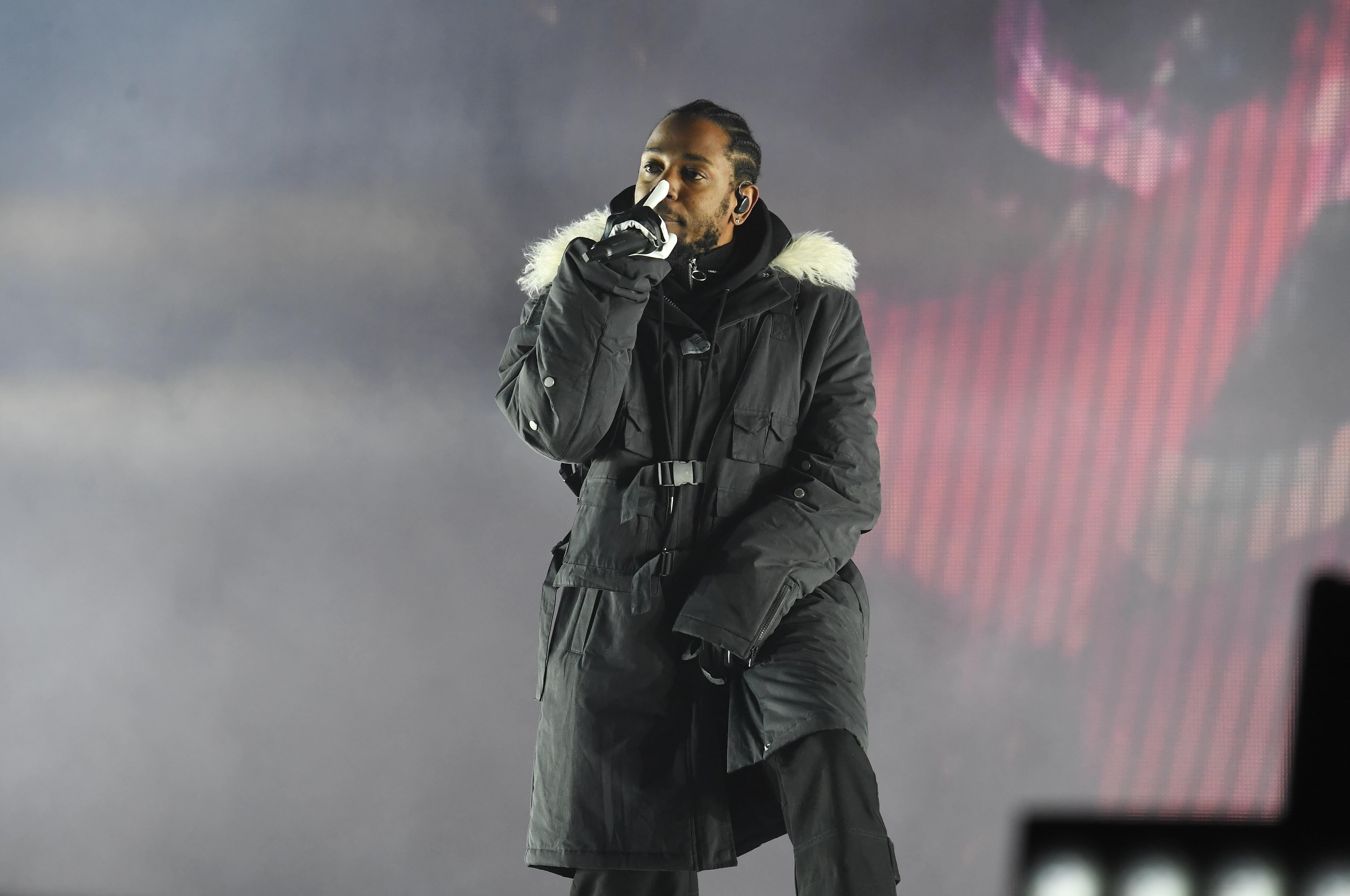 Kendrick Lamar Makes History Performing At The College Football Championship