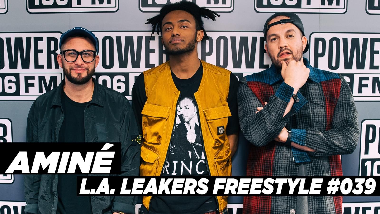 Amine Spits Fire Freestyle With The L.A. Leakers