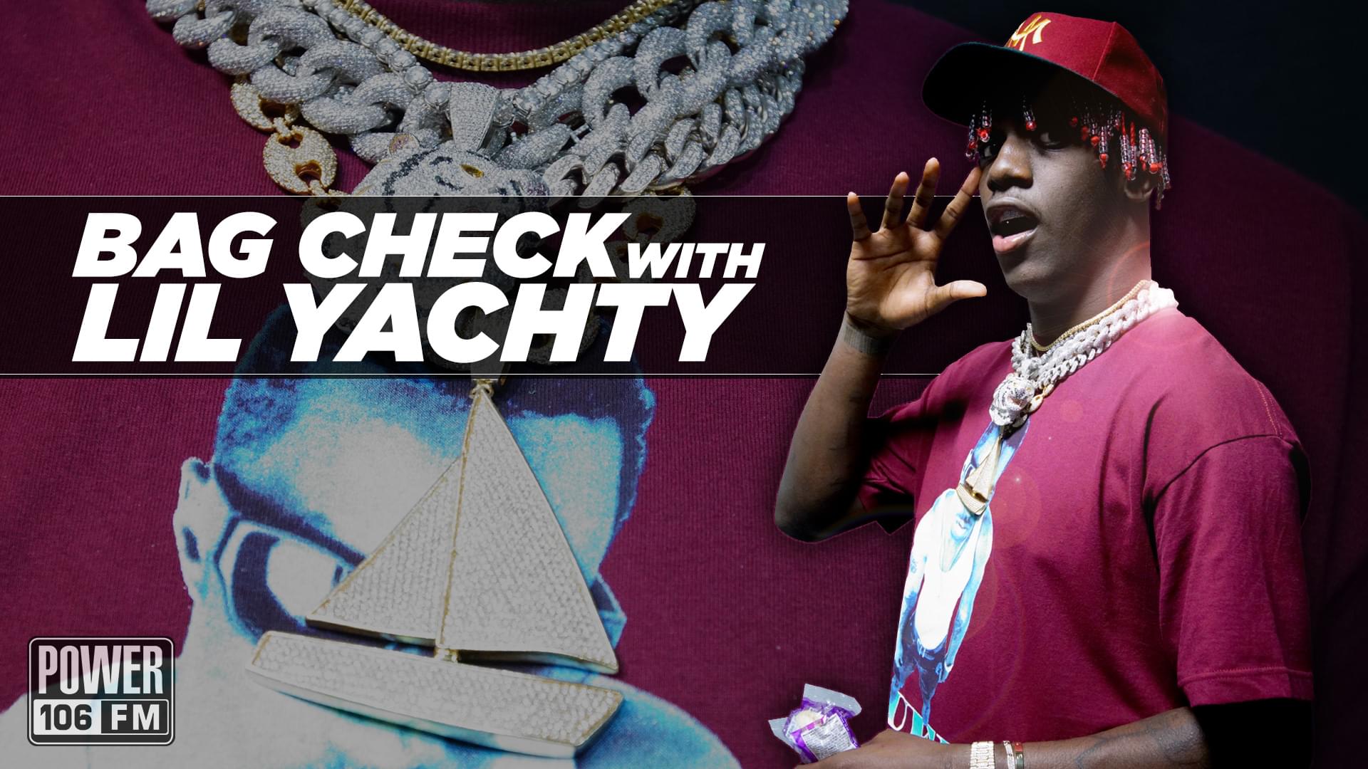 Lil Yachty has a Chest of Rolexes in Bag Check on #TheCruzShow