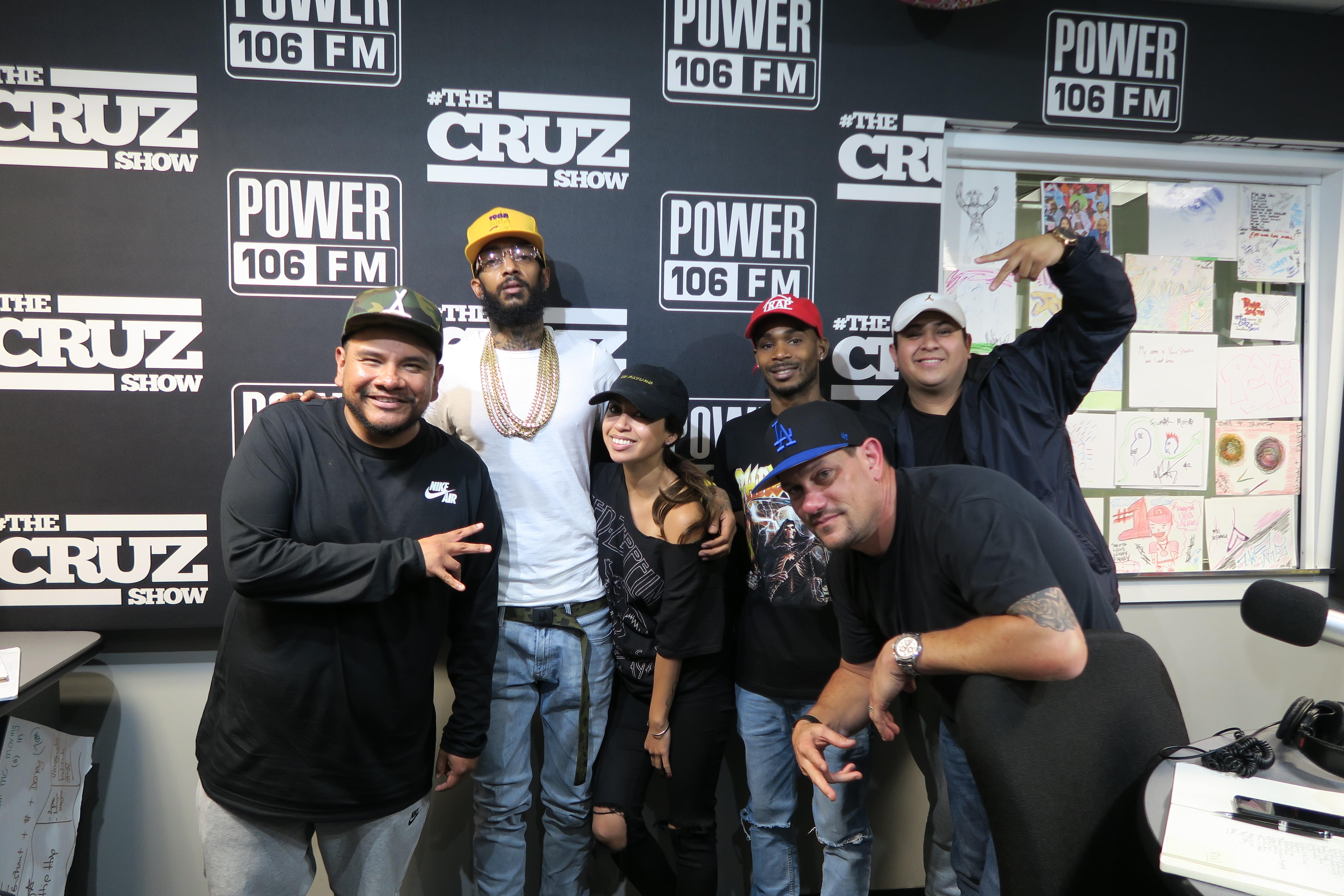 Nipsey Hussle Brings Out Medical Marijuana Card in Bag Check with #TheCruzShow