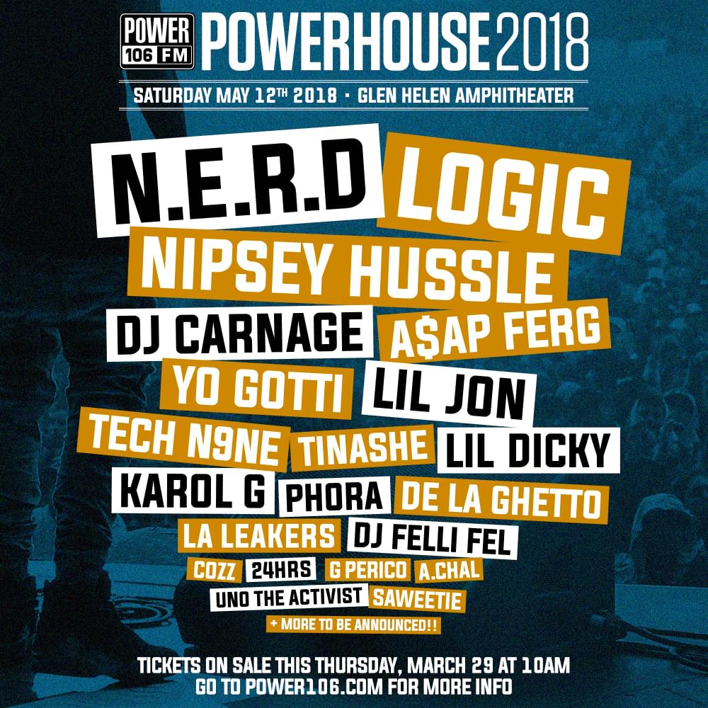 #PowerhouseLA Line Up Announcement, Performers Nipsey Hussle & Tech N9ne Check In