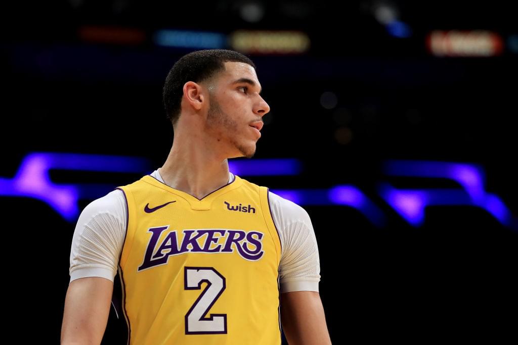 Lonzo Ball Caught Working Out To His Own Music