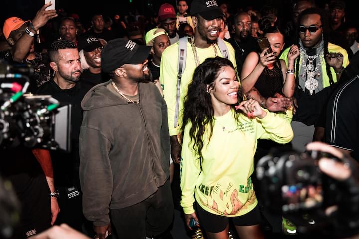 Teyana Taylor & Kanye West Throw #KTSE Album Listening In Hollywood