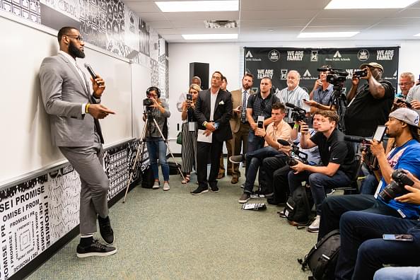 LeBron James Officially Opens I Promise School Elementary In Akron, Ohio