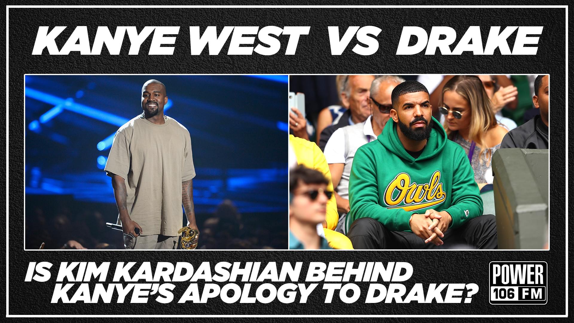 Is Kim Kardashian Behind Kanye’s Apology To Drake? [LISTEN]