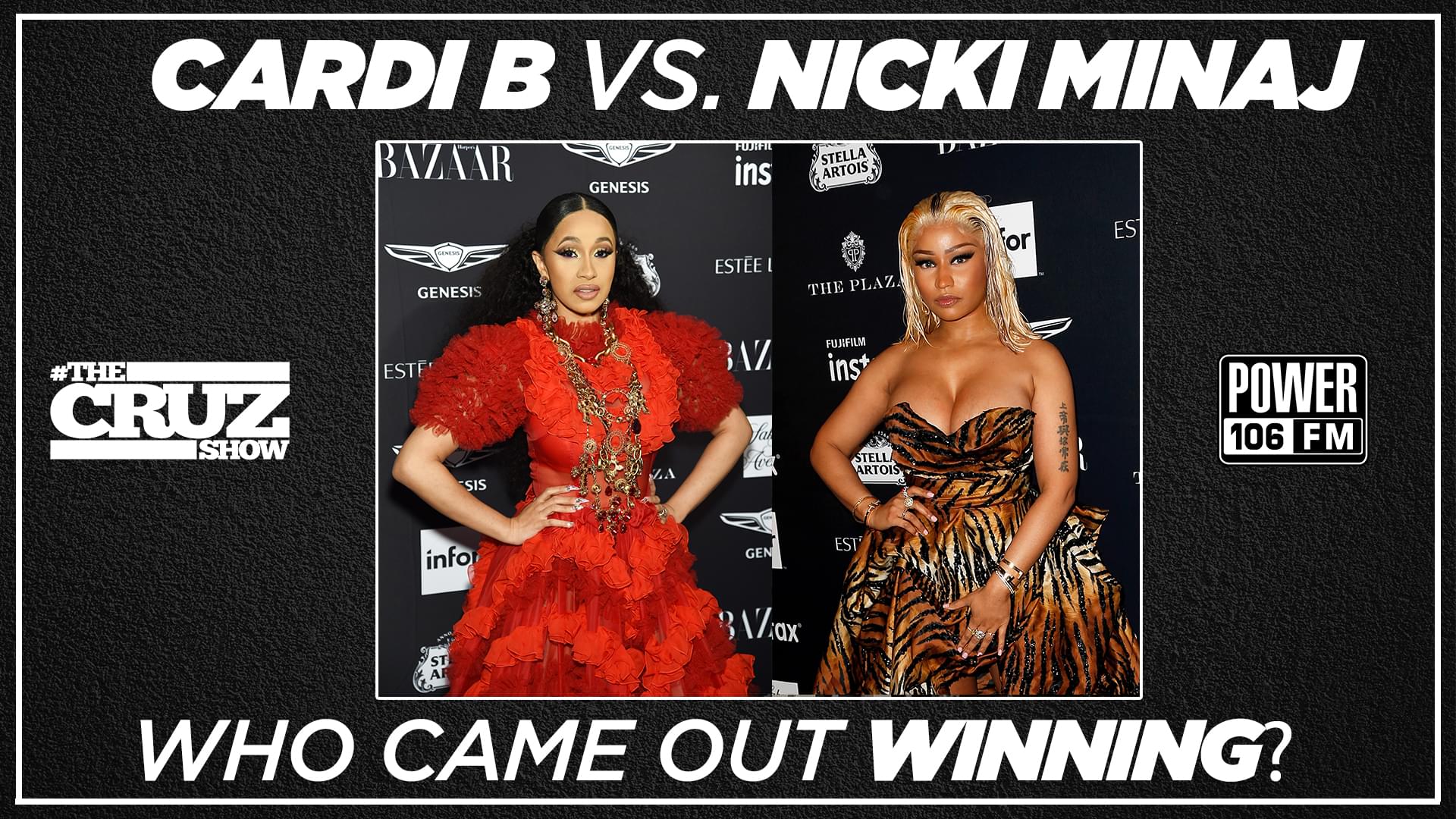 The Cruz Show Debates Who Won the Fight of the Year: Nicki Minaj or Cardi B? [WATCH