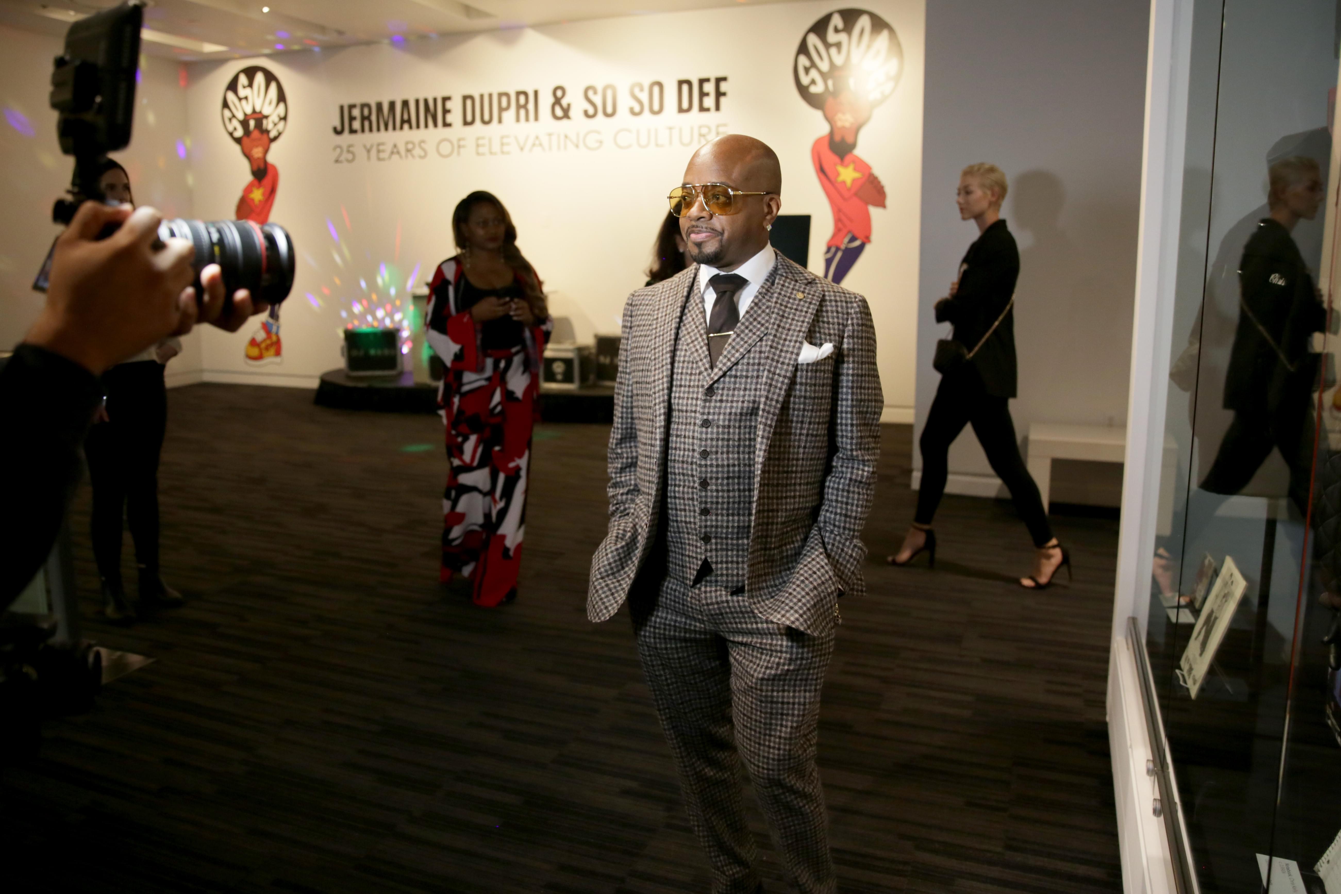 Jermaine Dupri Opens So So Def Exhibit At GRAMMY Museum