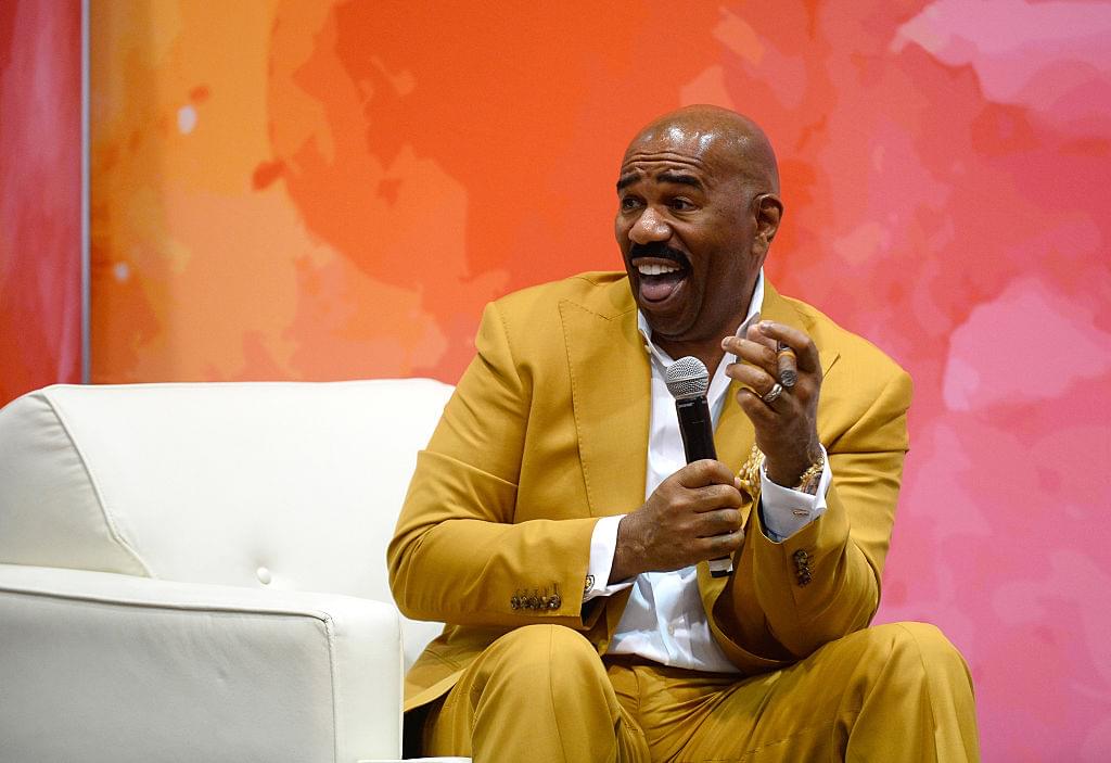 Steve Harvey Responds To Pusha T Diss Track Line With—“Pusher T Who???”