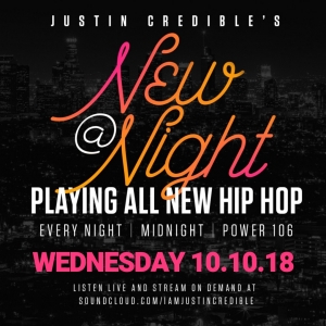 Justin Credible’s “New At Night” 10.10.18 [LISTEN]