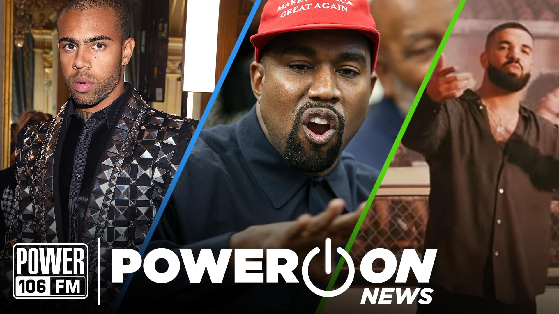 #PowerOn: Kanye Sits W/Trump, Drake Raps in Spanish, Vic Mensa Disses XXXTentacion