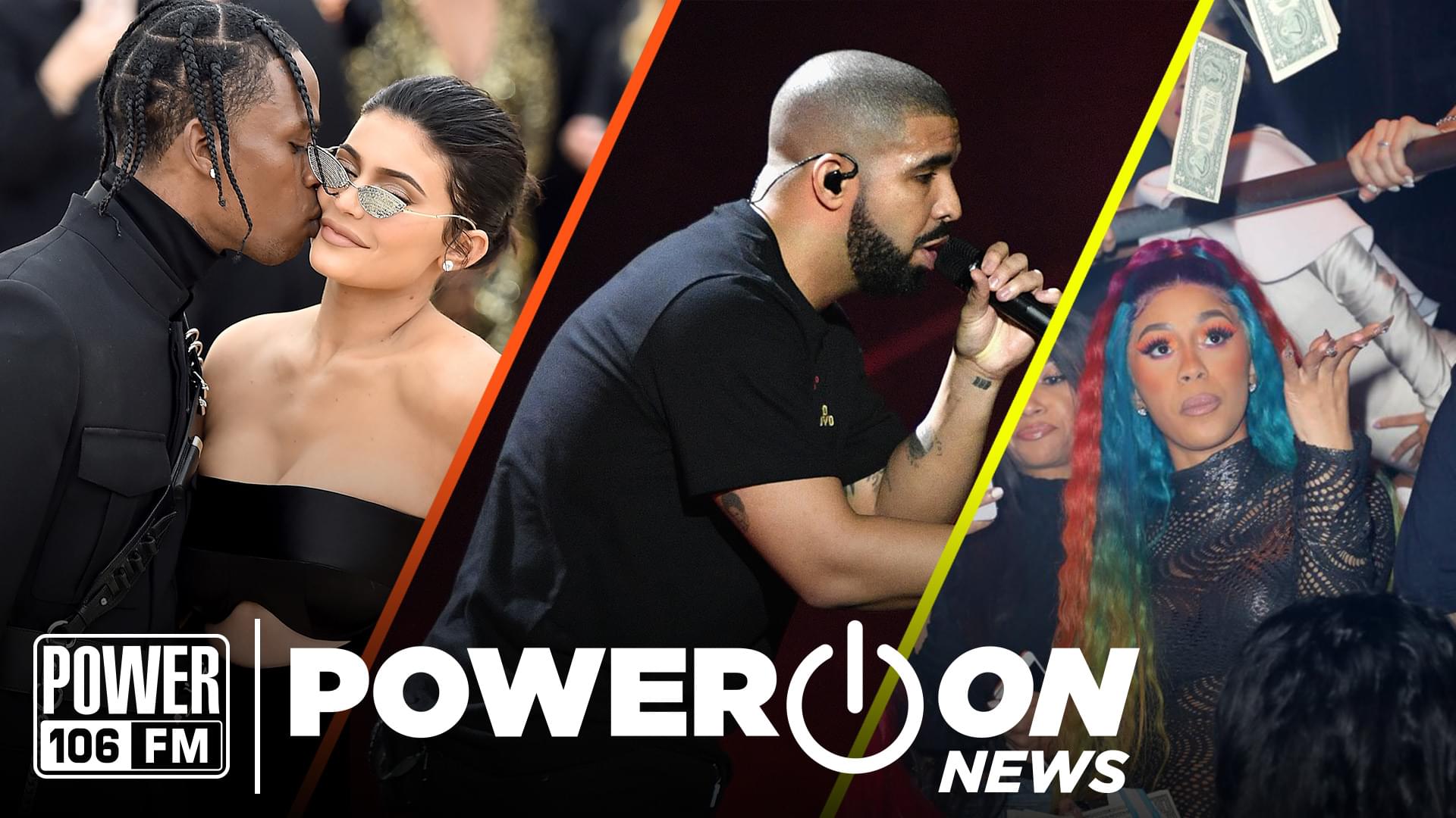 #PowerOn: Travis Scott Cheating Scandal Exposed, Cardi B Unbothered After Offset Break Up + Drake & Nicki Drama