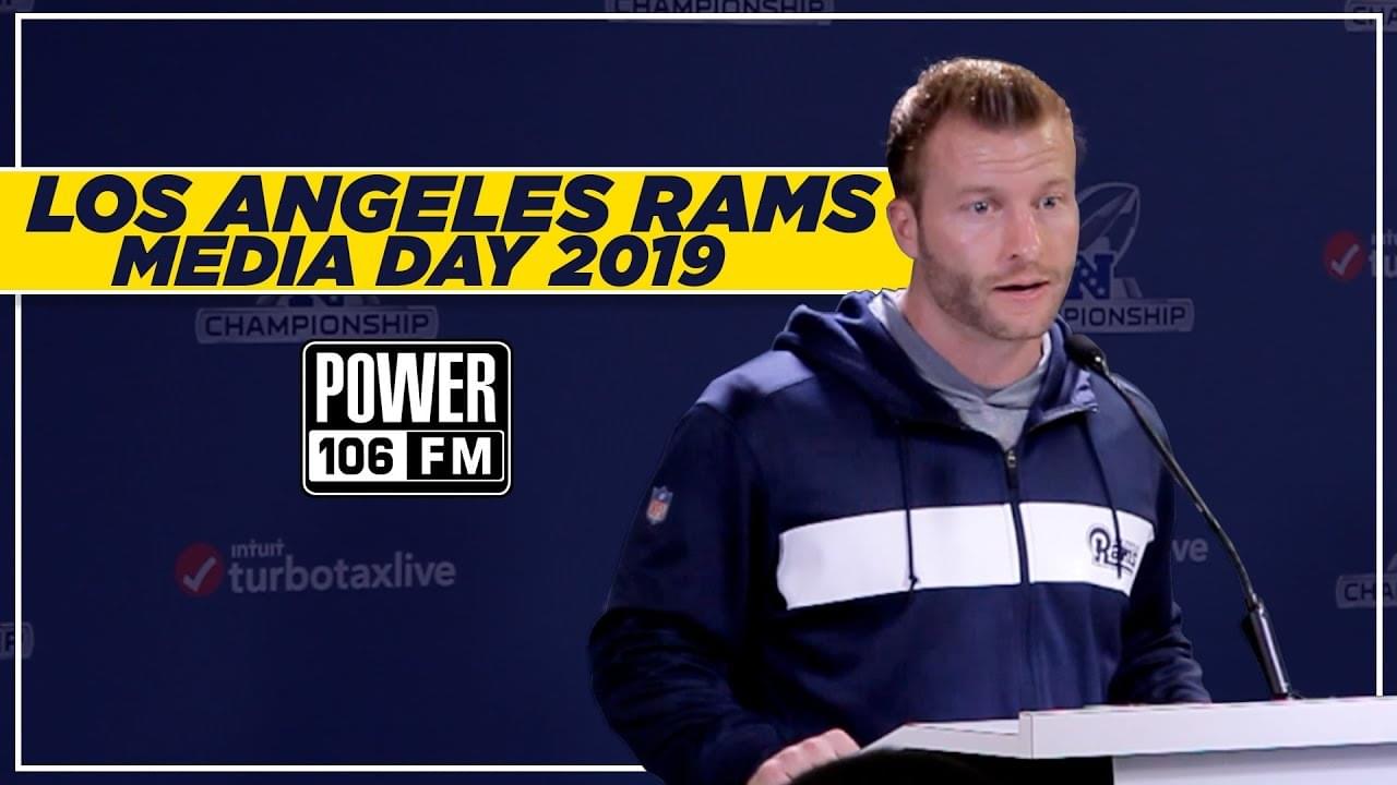 Rams Head Coach Sean McVay On Upcoming NFC Championship Game