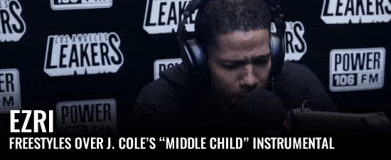 Ezri Freestyles Over J. Cole’s “Middle Child” Instrumental w/ L.A. Leakers