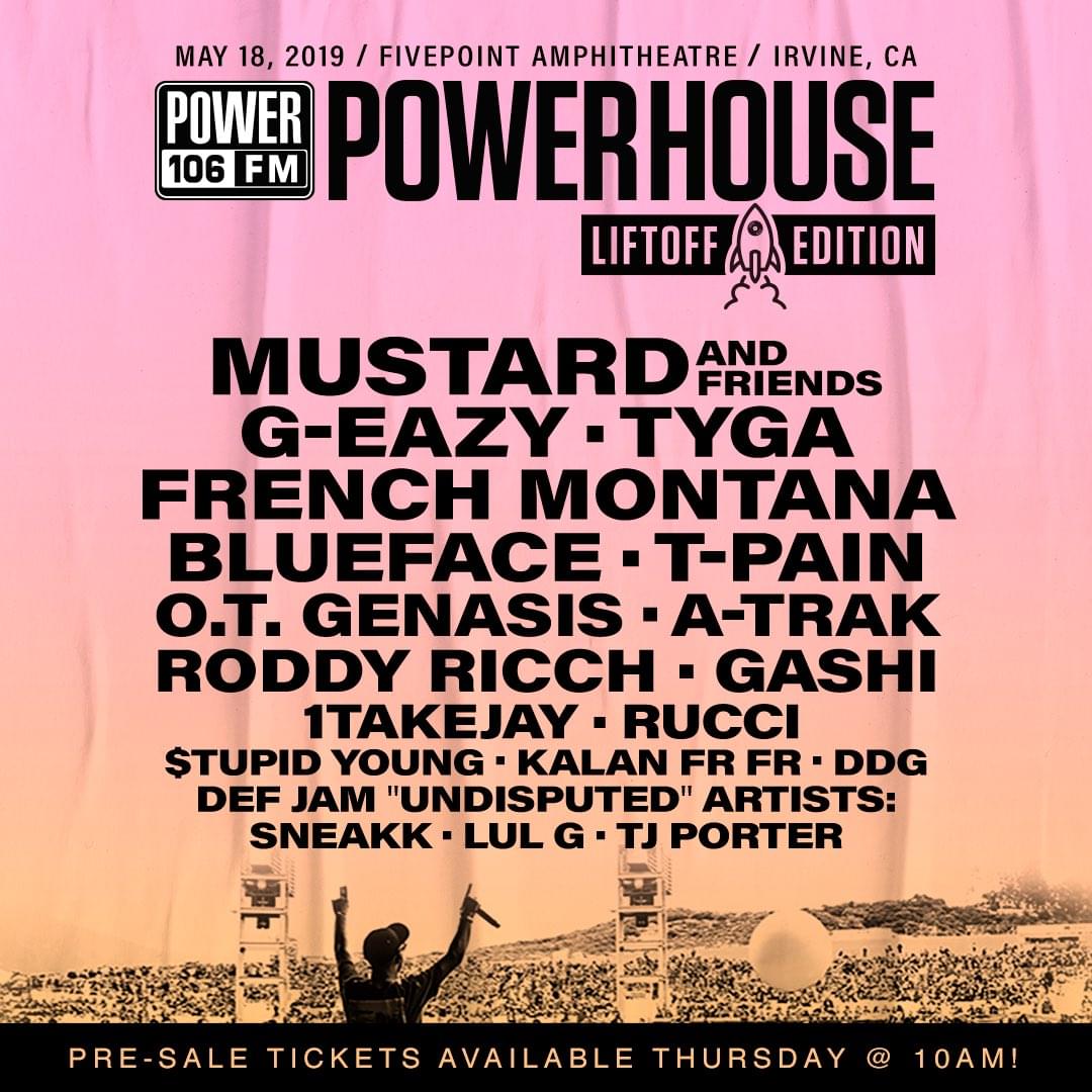 Mustard & Friends, G-Eazy, Tyga, French Montana, Blueface + MORE Taking Over #PowerhouseLA 2019