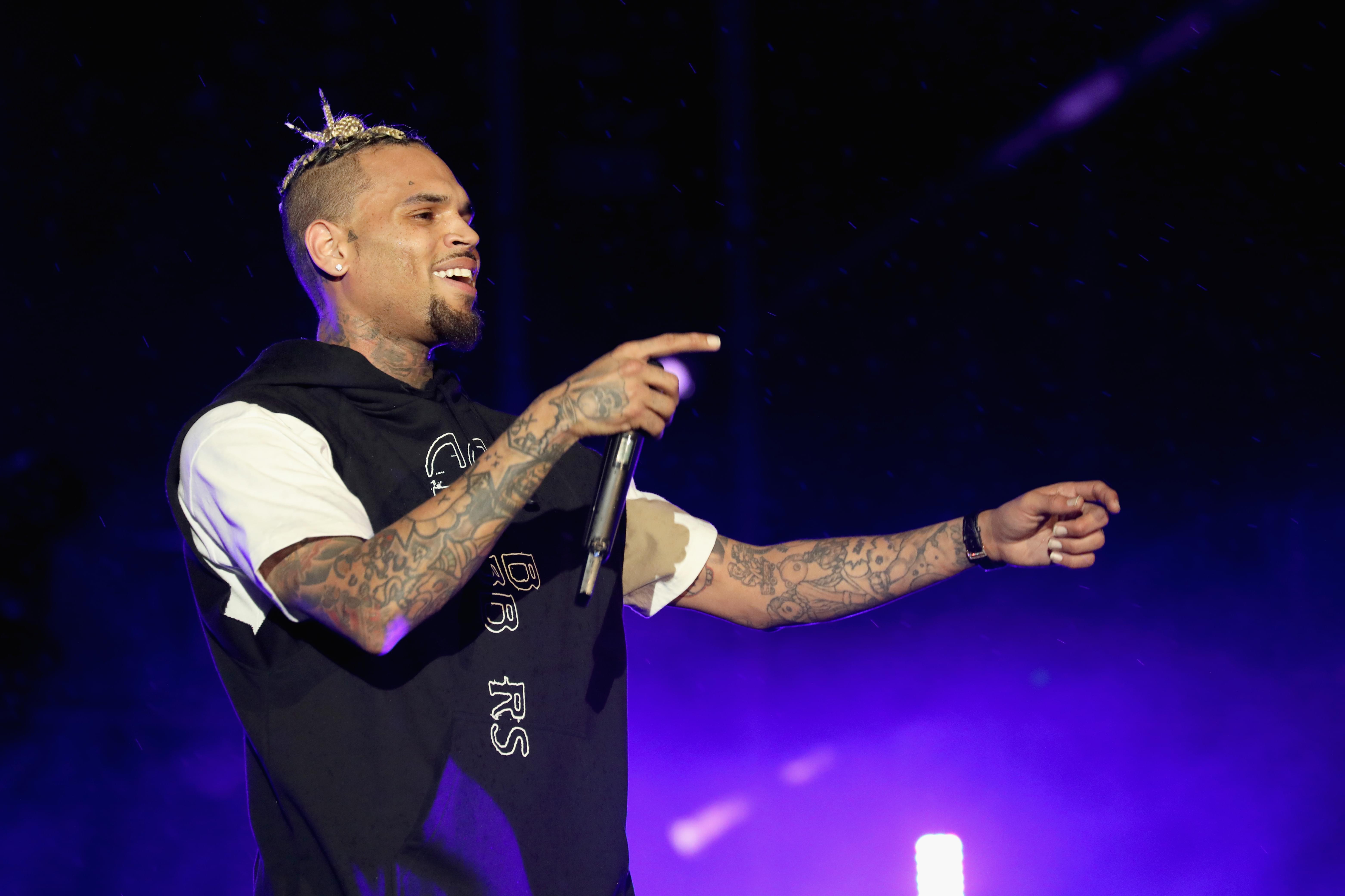 Chris Brown Claims His IG Was Hacked