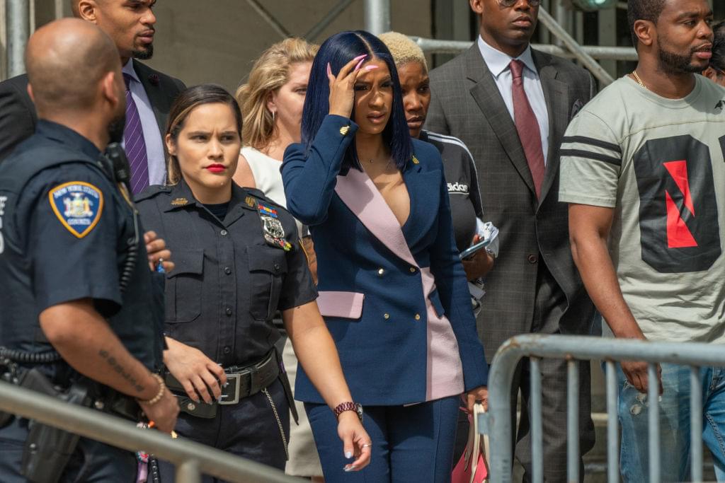 Cardi B Plead Not Guilty In Court Today + Chants “I Ain’t Going To Jail!”