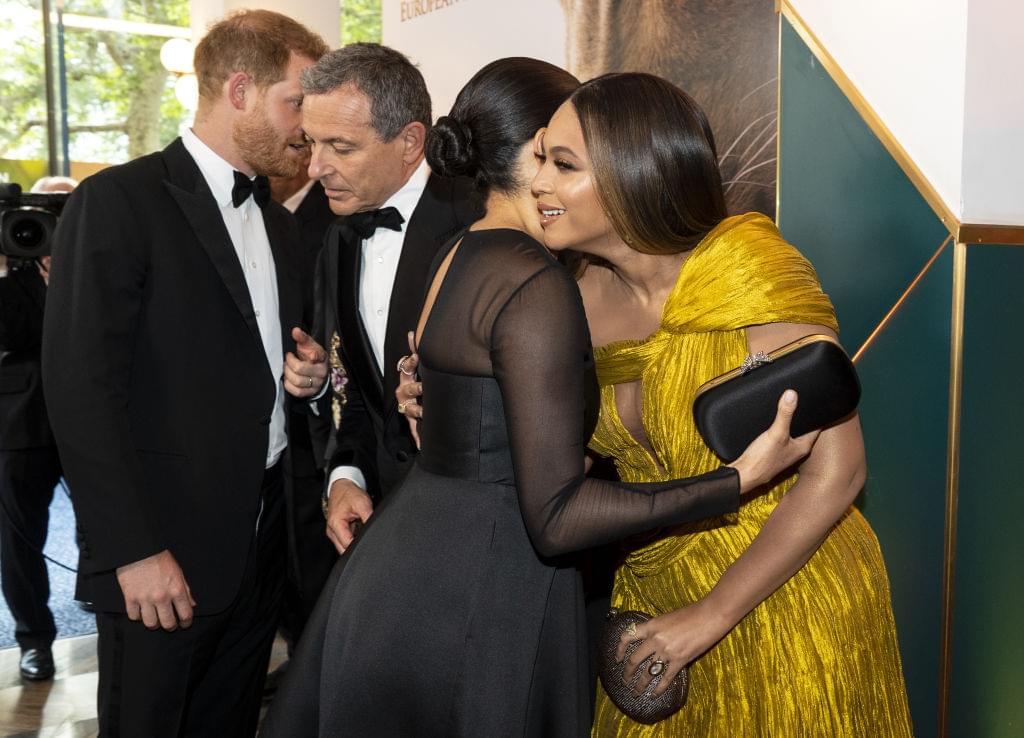 Bey Is Officially Royalty After Meghan Markle Gives Her A Hug