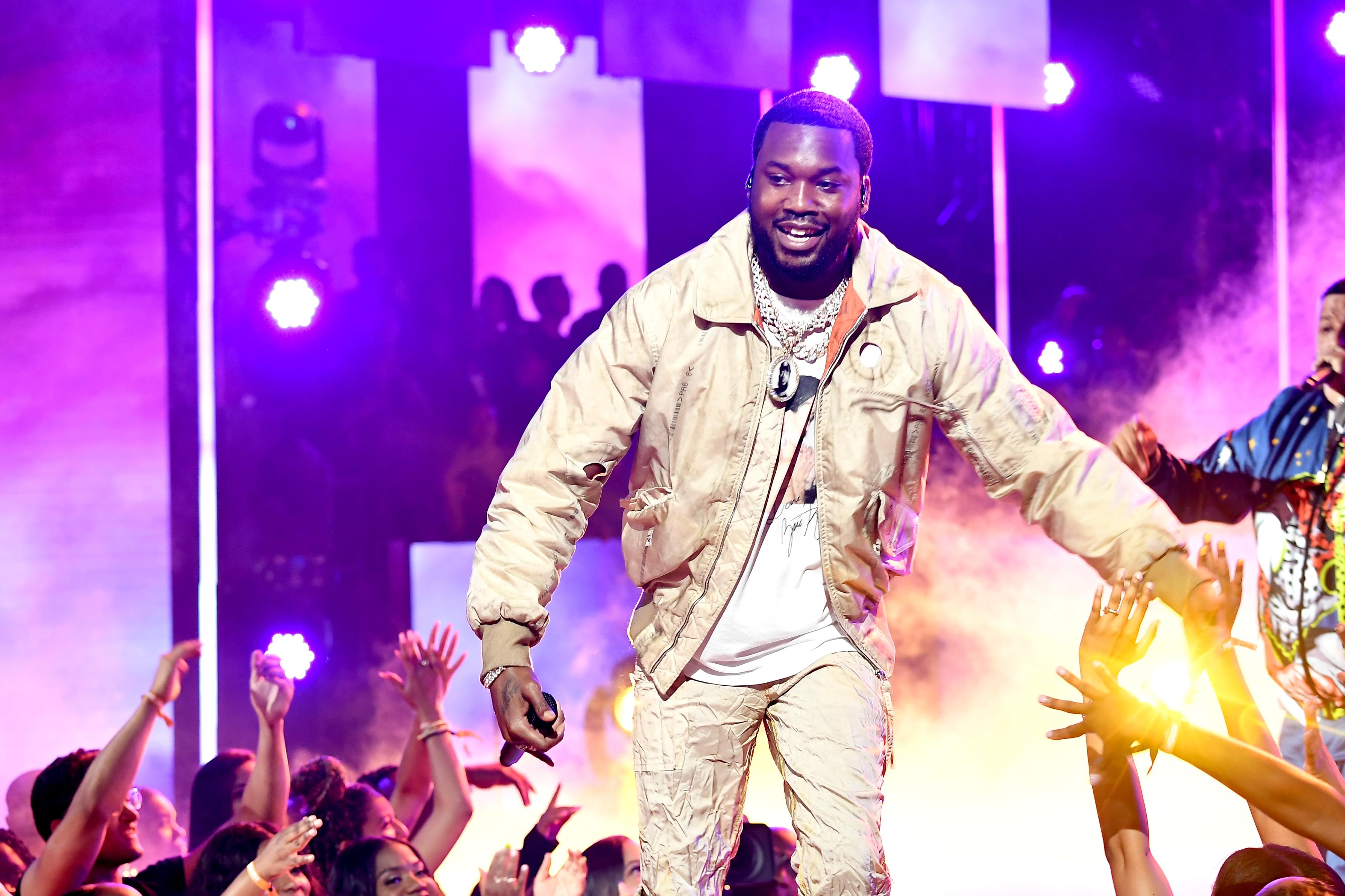 Meek Mill Brings Out Son On Stage to Freestyle