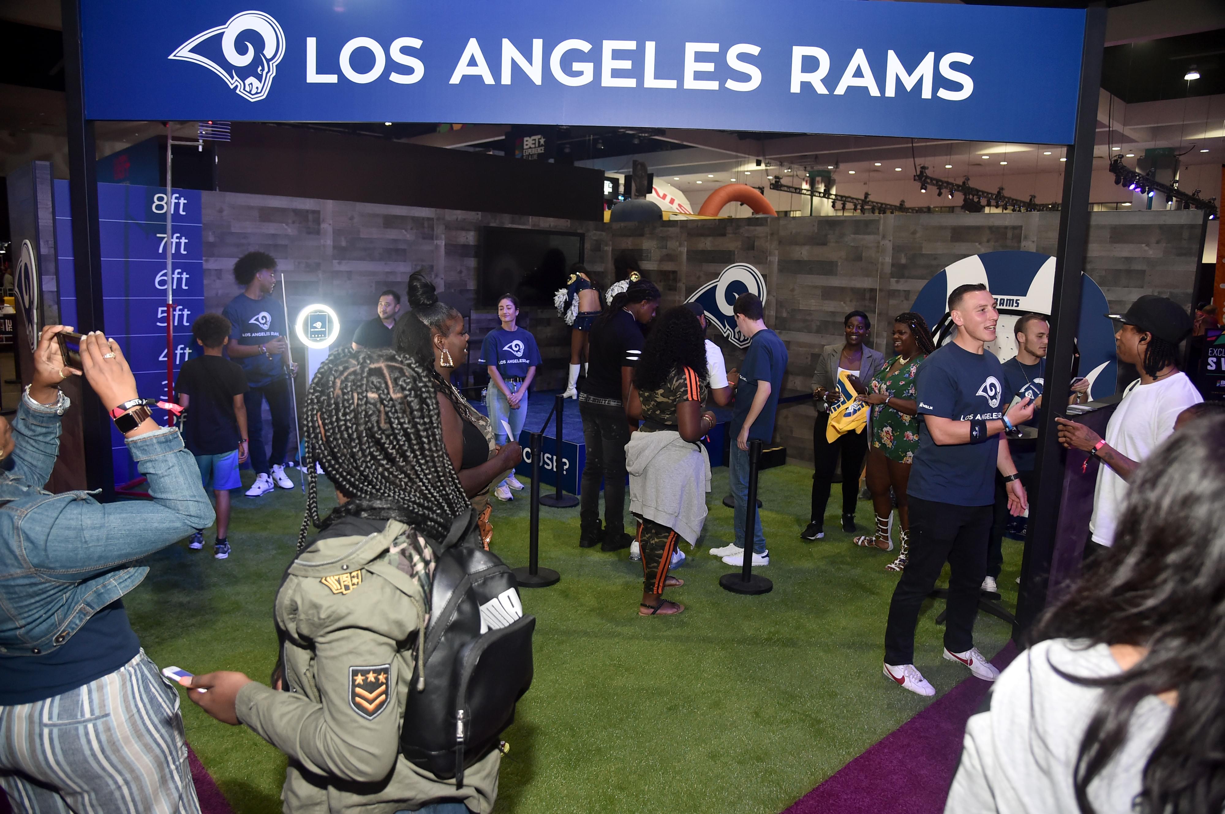 LA Rams and Chargers Fans Face Off At Rams Training Camp 2019