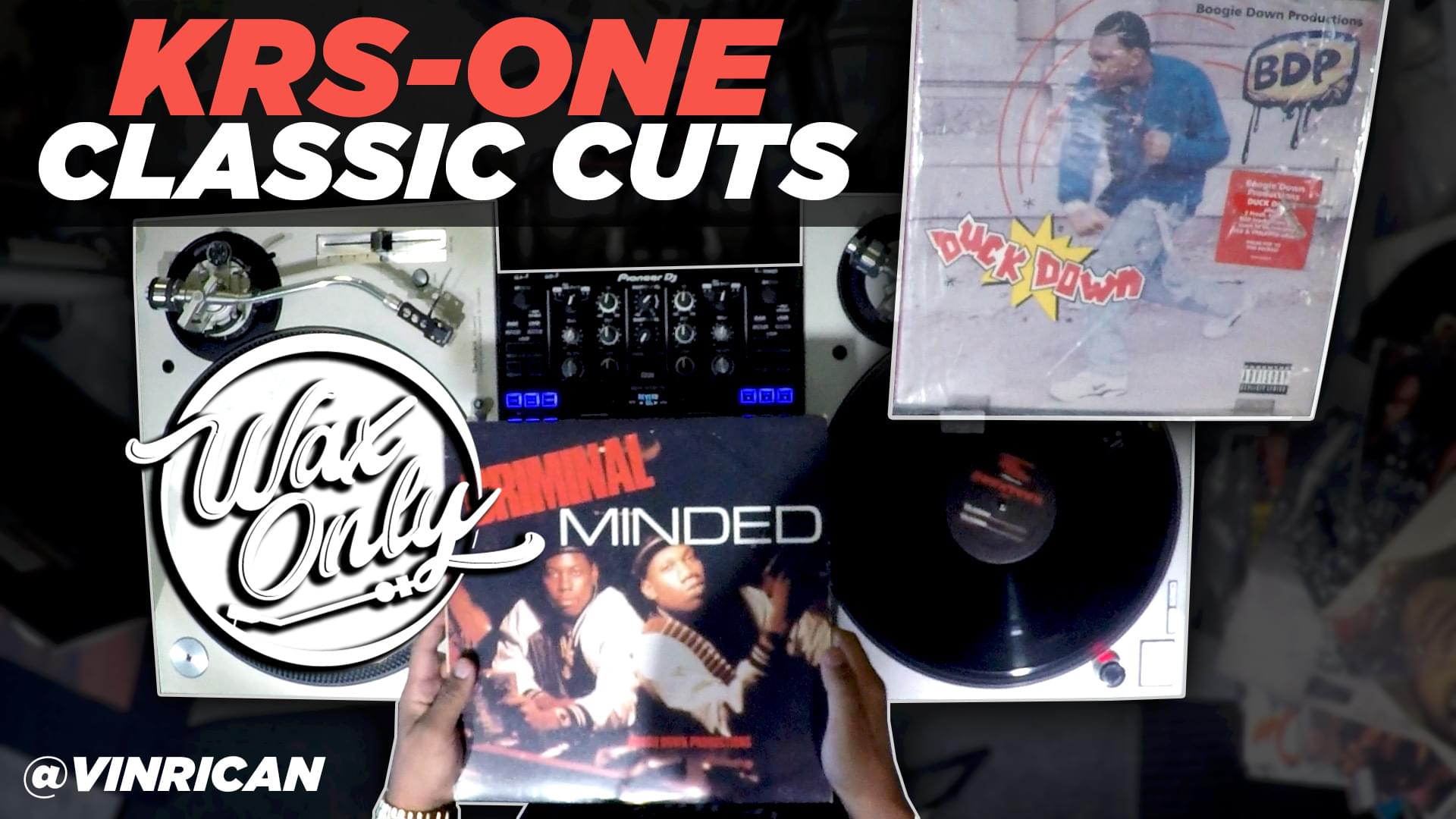 #WAXONLY: Vin Rican Flips Through Classic Samples Used By KRS-ONE