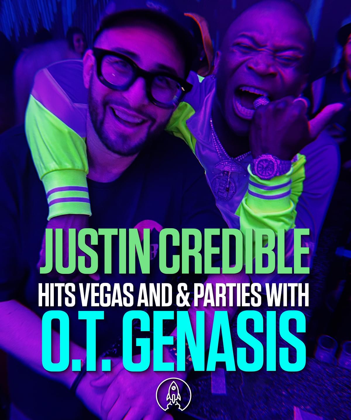 Justin Credible Hits Vegas & Parties w/ O.T. Genasis [WATCH]