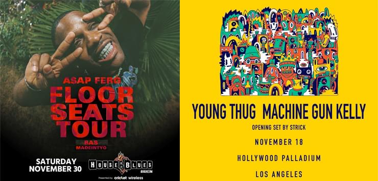 Win Tickets To See Young Thug with Machine Gun Kelly & A$AP Ferg!!