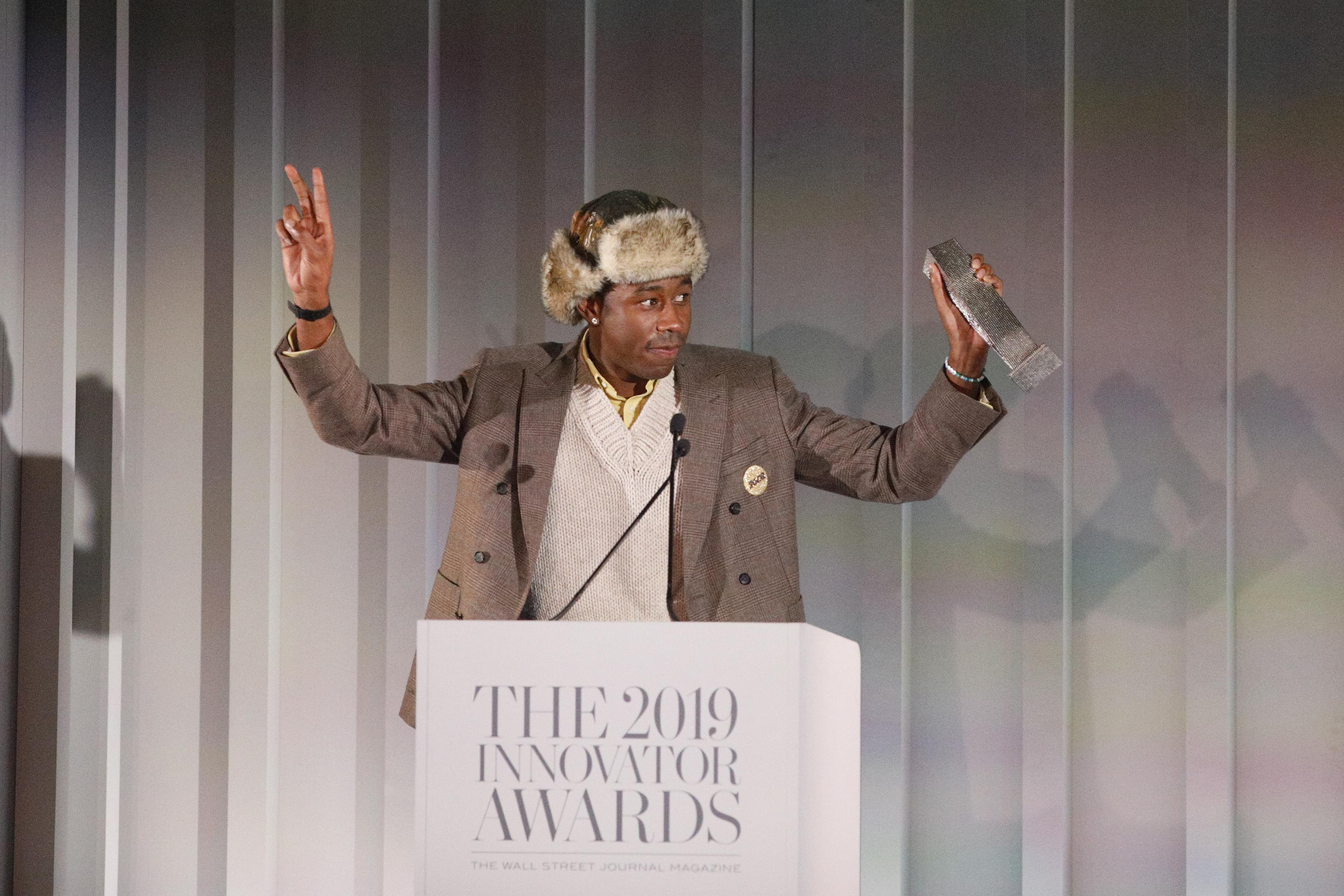 Tyler The Creator Receives Music Innovator Of The Year Award! [WATCH]