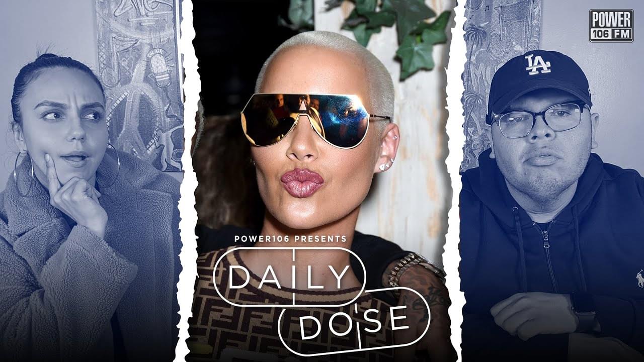 #DailyDose: Amber Rose & Chris Brown Hop On Early 2020 Face Tattoo Trend