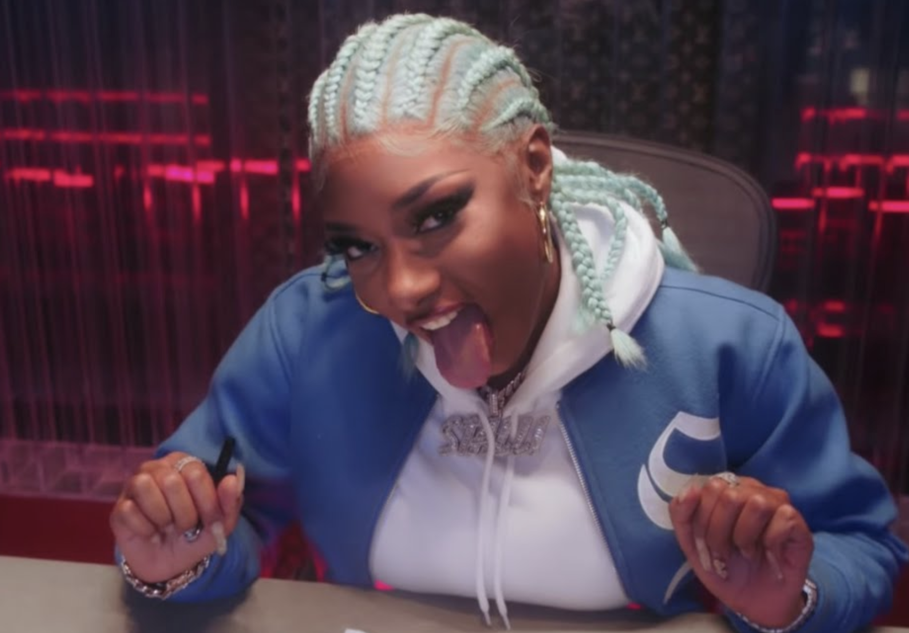 Megan Thee Stallion Turns Up In The Studio In “Captain Hook” [WATCH]