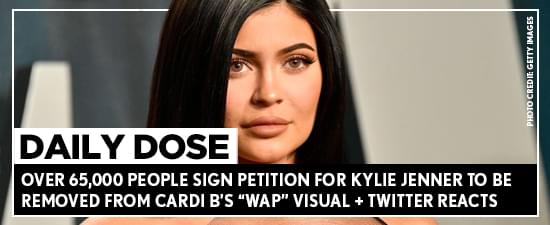 Over 65,000 People Sign Petition For Kylie Jenner To Be Removed From Cardi B’s “WAP” Visual + Twitter Reacts