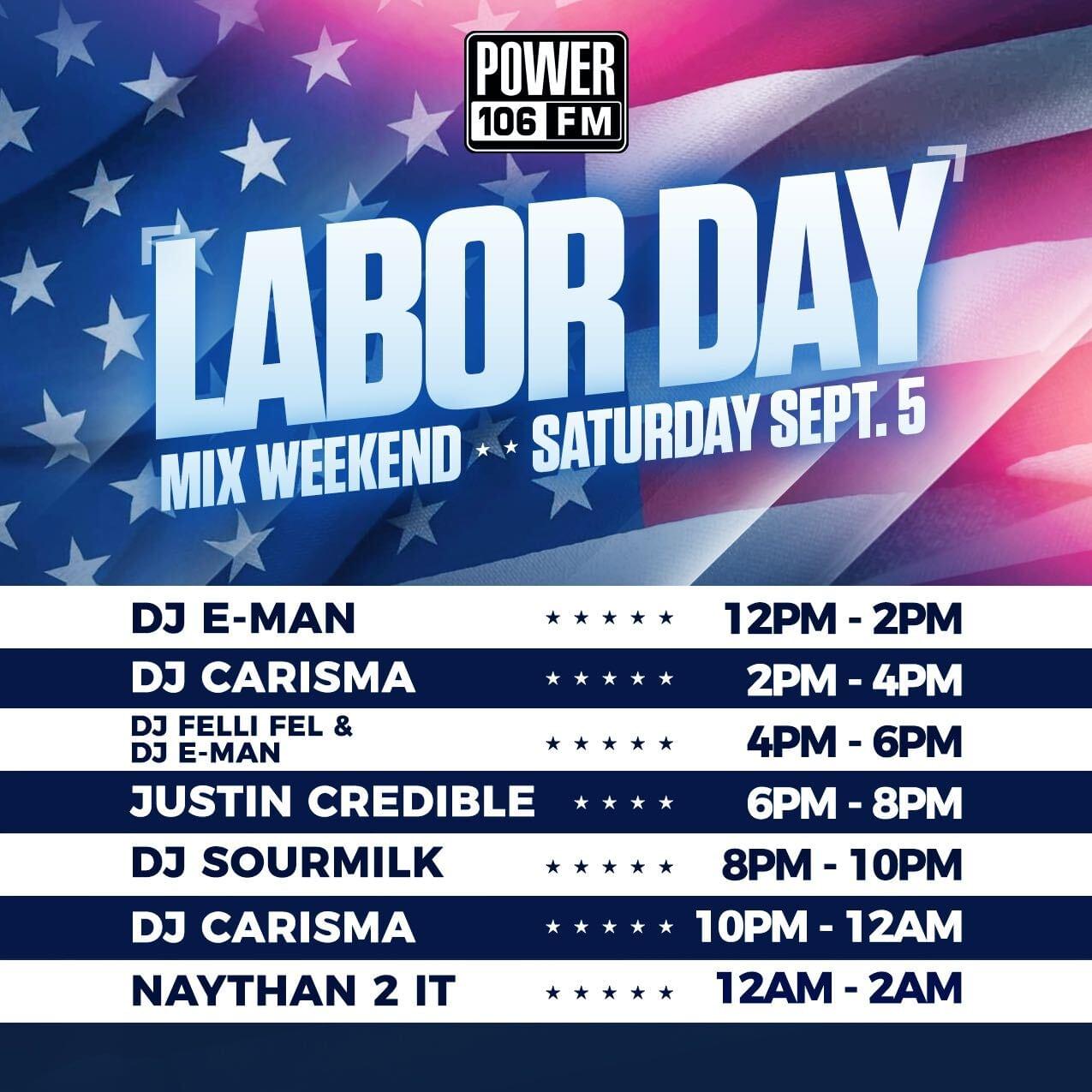 Power 106 DJ’s Celebrate Quarantine Labor Day Weekend Mix