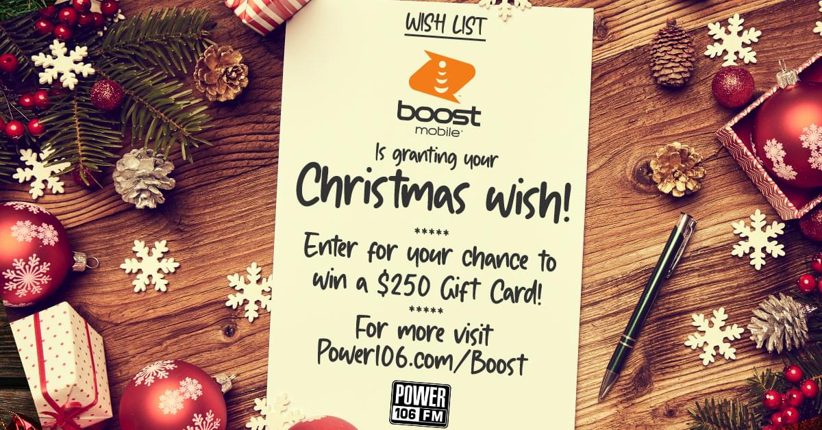 Boost Mobile is Granting Your Christmas Wish List!!