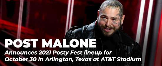 Post Malone Announces 2021 Posty Fest Lineup