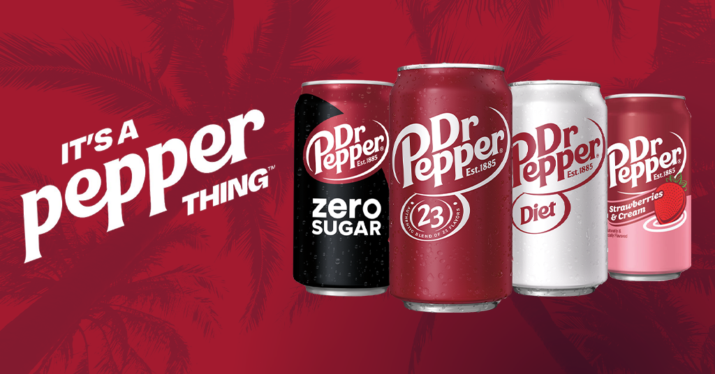 Enter for a chance to win Dr Pepper® Swag
