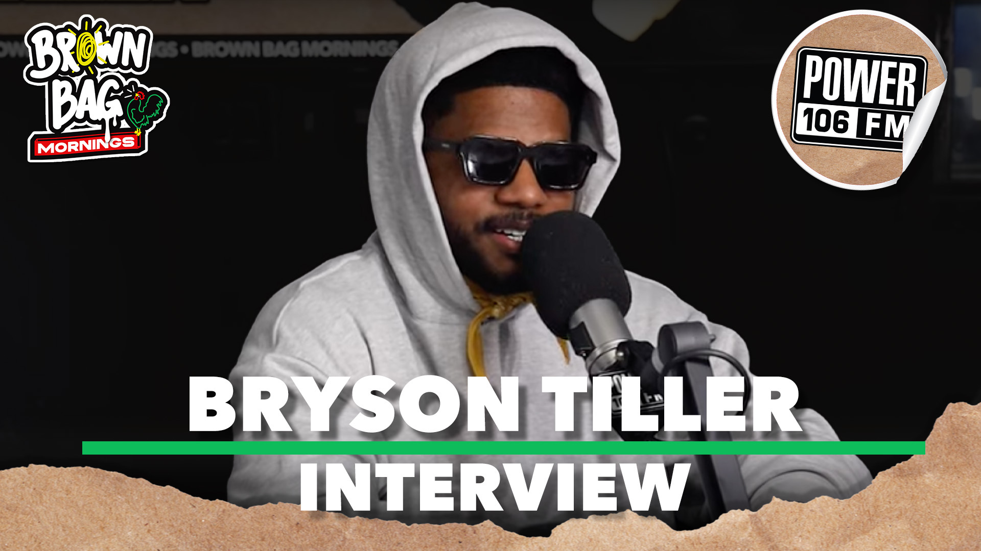 Bryson Tiller Talks Gaming & New Music With Brown Bag Mornings