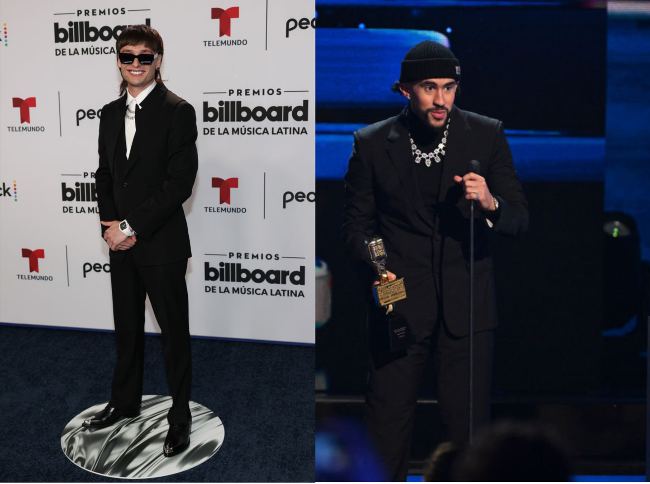 Peso Pluma y Bad Bunny triunfan en grande en Premios Billboard