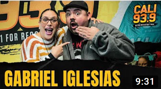 Gabriel Iglesias relates his comedy shows to each city he goes to