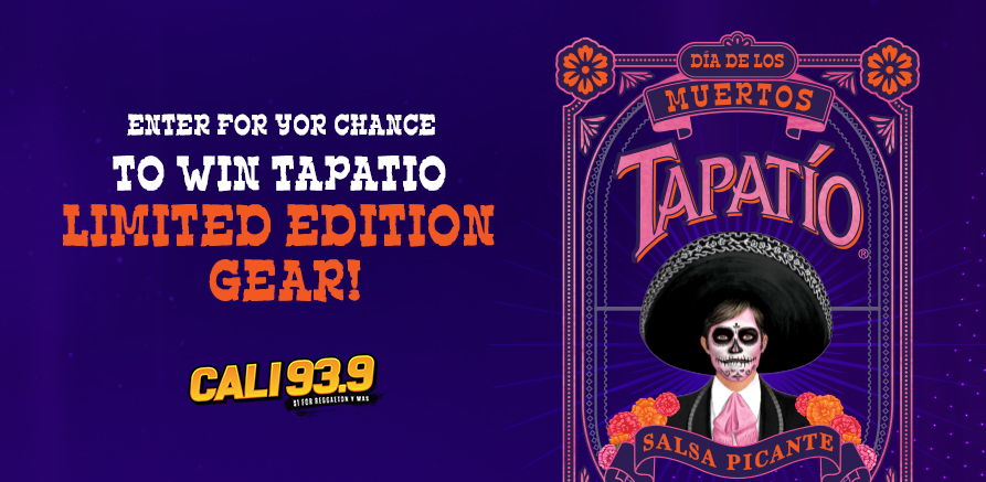 ENTER TO WIN TAPATIO DIA DE LOS MUERTOS GEAR!