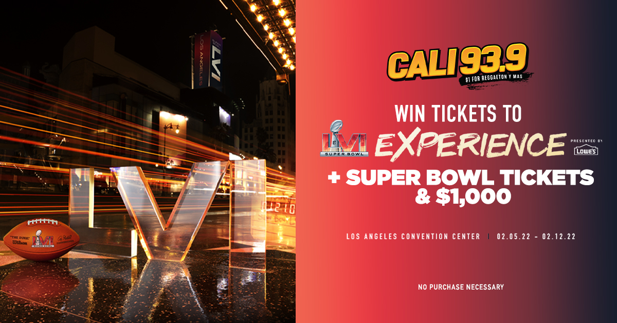 YOU COULD WIN TIX TO SUPER BOWL EXPERIENCE + SUPER BOWL!