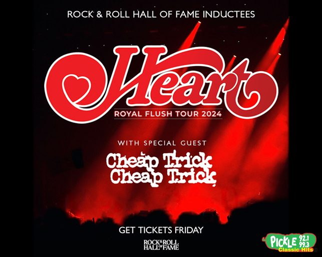 Heart “Royal Flush Tour 2024” with Cheap Trick