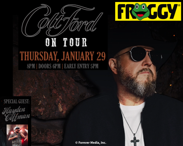 Colt Ford concert at Jergels 1.29.26