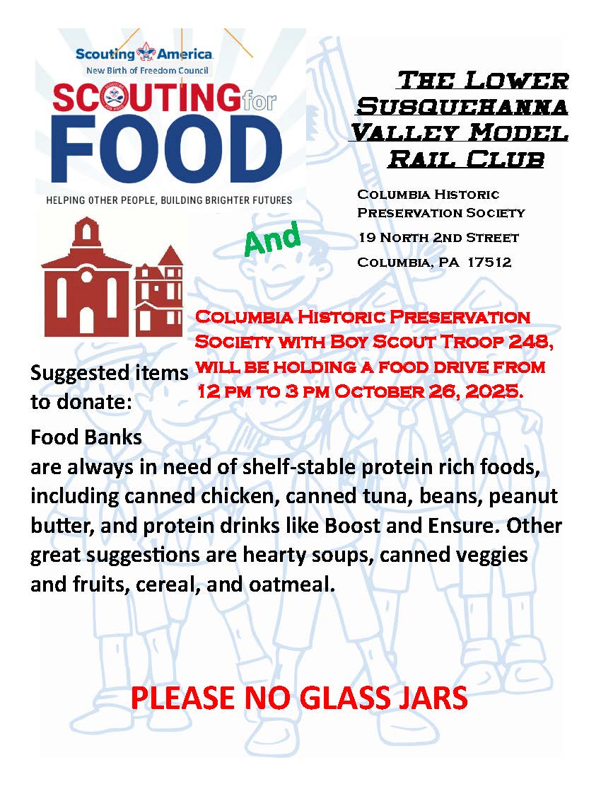 Columbia Historic Preservation Society with Boy Scout Troop 248 – Food Drive