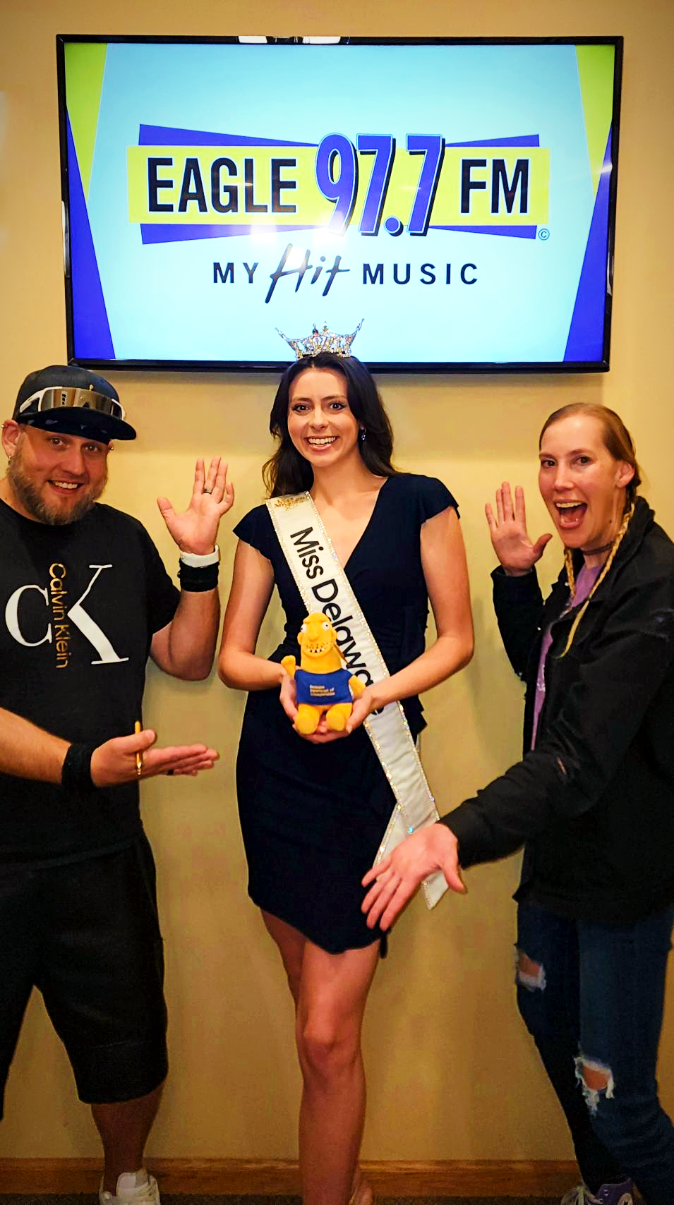 Miss Delaware: Nova Gaffney Joins Eagle 97.7 talking about “Behind Closed Doors,” her supplies drive with the YWCA Delaware.