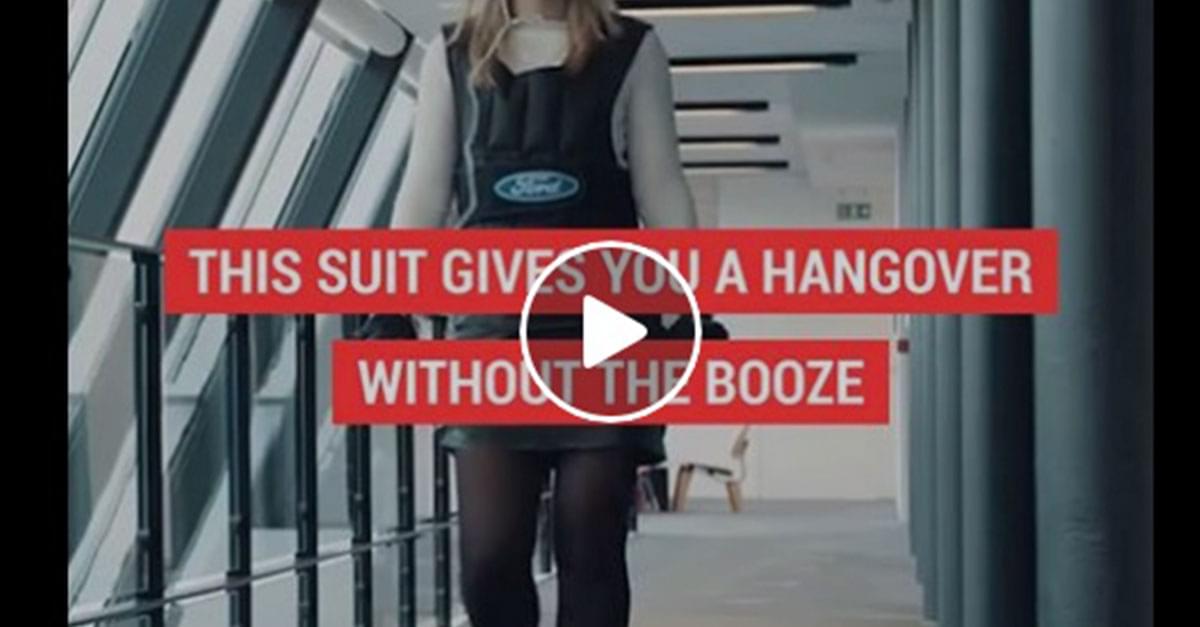 Ford Creates A Suit to Show Hangover Dangers