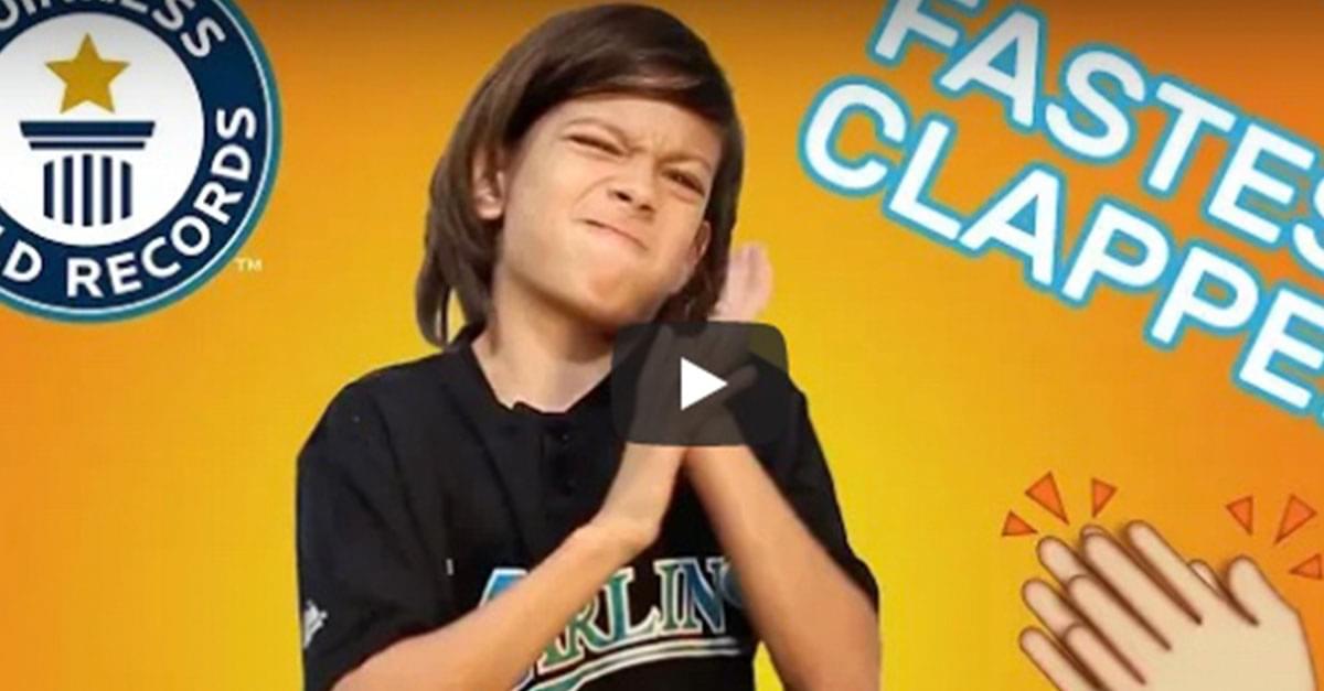 Watch: Most Claps in One Minute