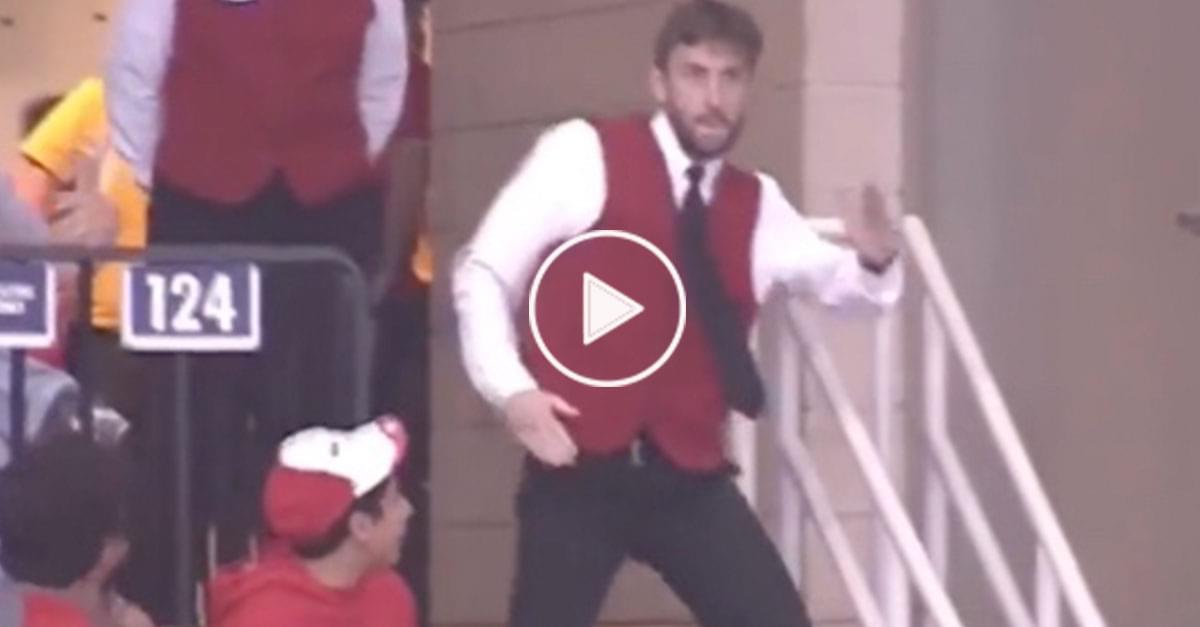 Watch: Hilarious Worker Dances at Houston Rockets Game