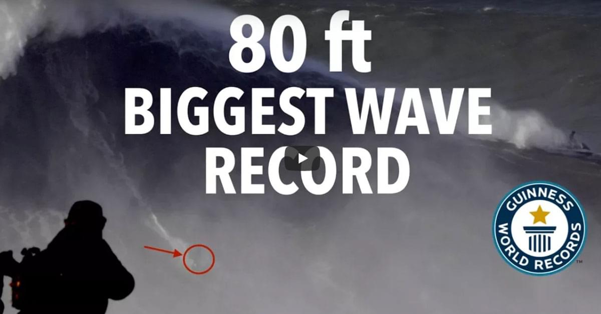 Watch: Rodrigo Koxa Breaks World Record Surfing 80-Foot Wave